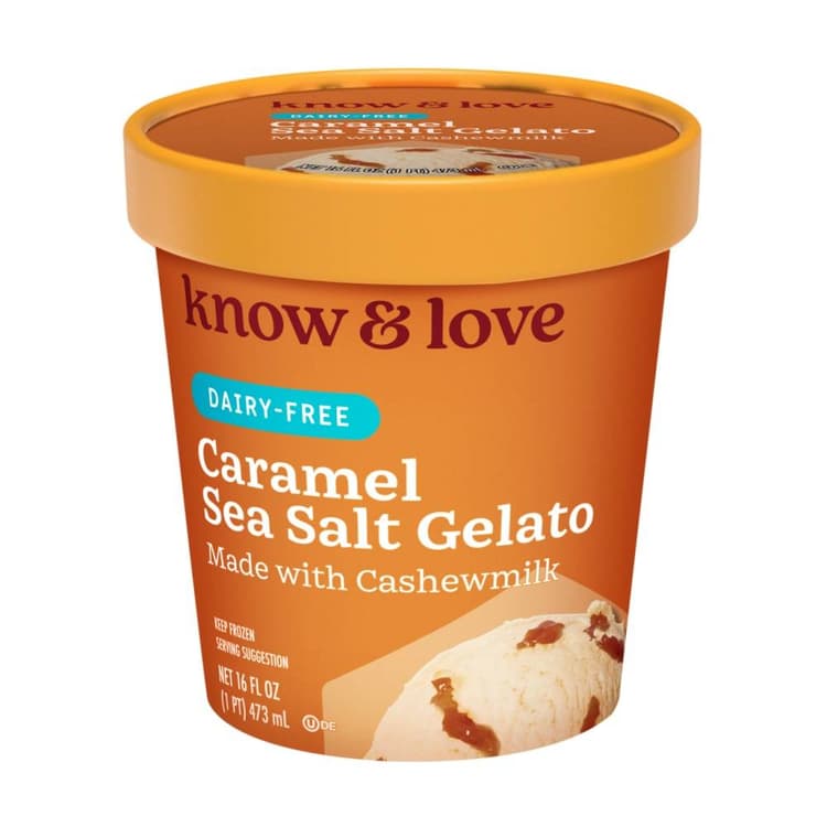 Know & Love Caramel Sea Salt Gelato