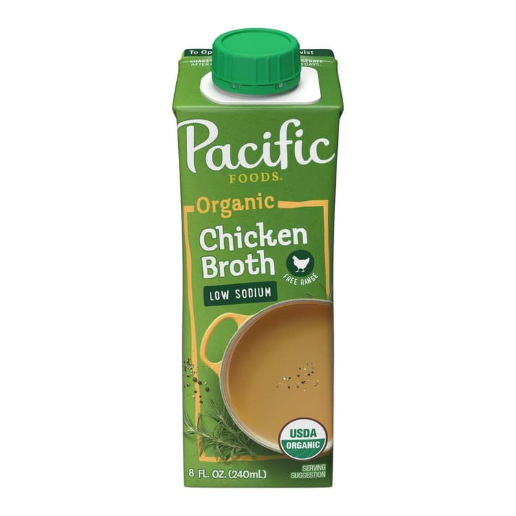 Pacific Foods Organic Free Range Chicken Broth - Low Sodium
