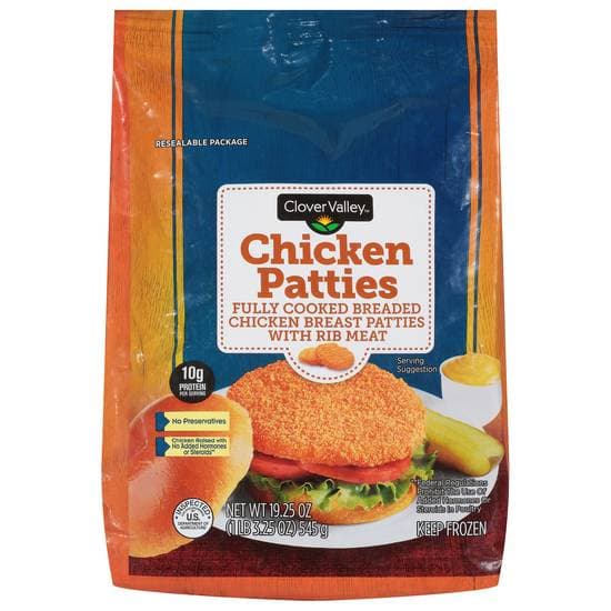 Clover Valley Chicken Patties