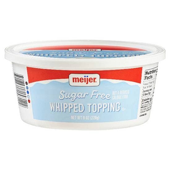 Meijer Sugar Free Whipped Topping