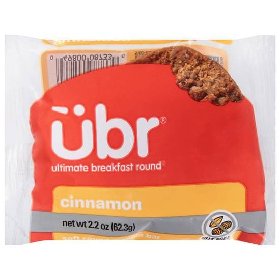 Ubr Cinnamon Soft Round Granola Bar