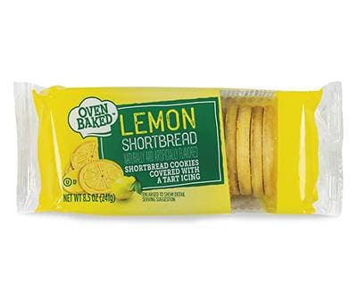 Oven Baked Lemon Shortbread Cookies