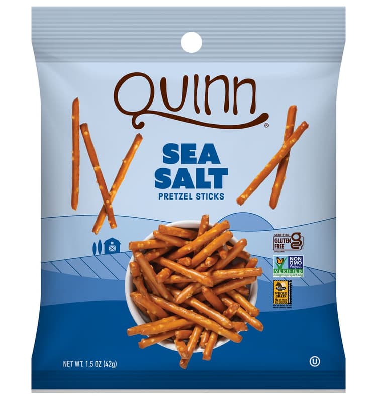 Quinn Whole Grain Sea Salt Pretzel