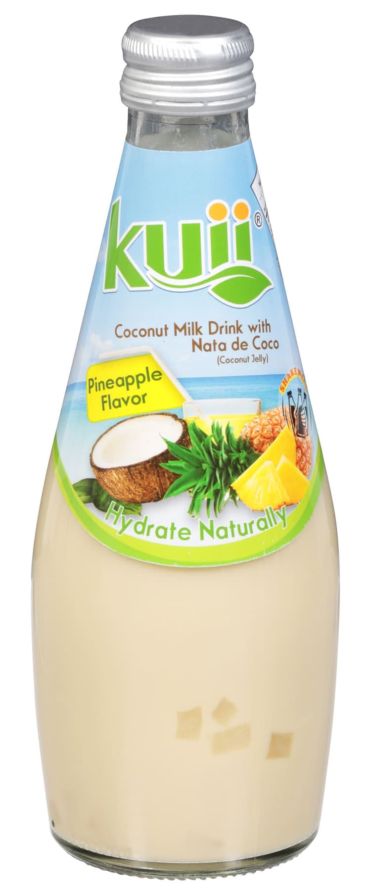 Kuii Coconut Milk Drink With Nata De Coco Pineapple Flavor
