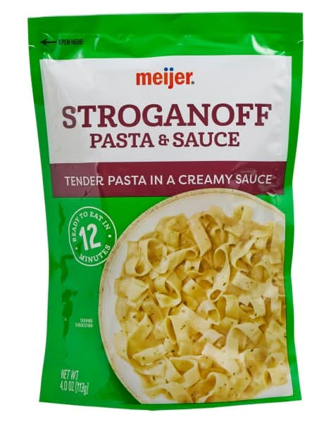 Meijer Stroganoff Pasta & Sauce
