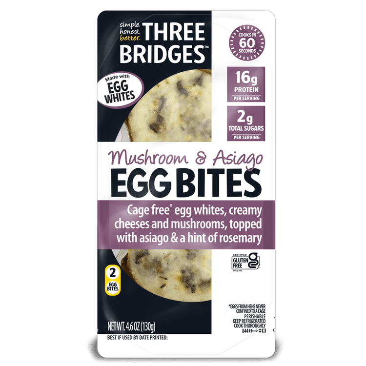 Three Bridges Mushroom & Asiago Egg Bites