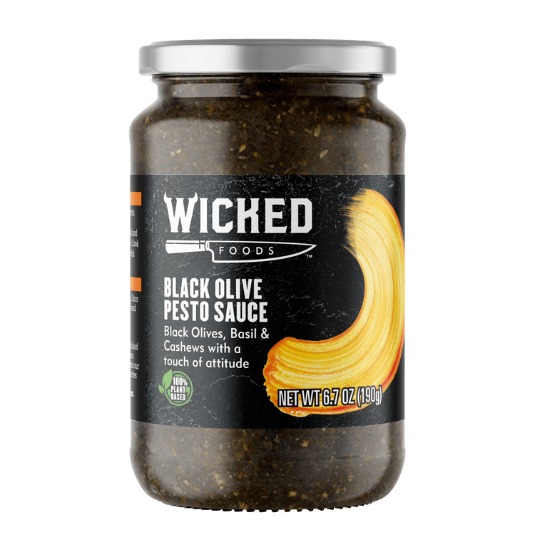 Wicked Kitchen Black Olive Pesto Sauce