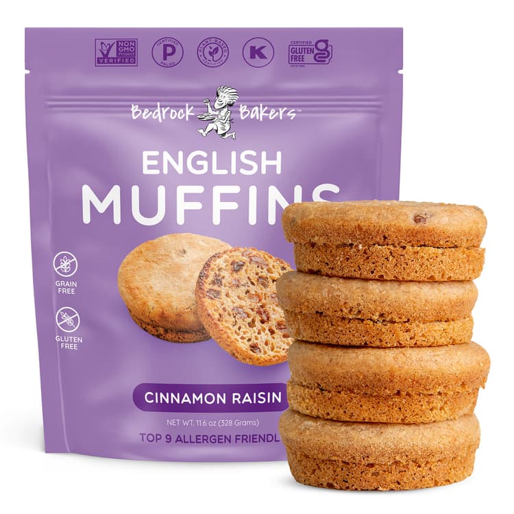 Bedrock Bakers Cinnamon Raisin English Muffins