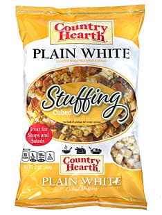 Country Hearth Stuffing Cubed Plain White
