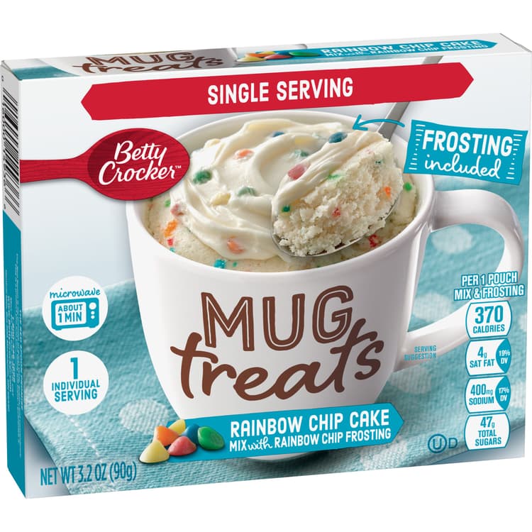 Betty Crocker Mug Treats Rainbow Chip Cake Mix