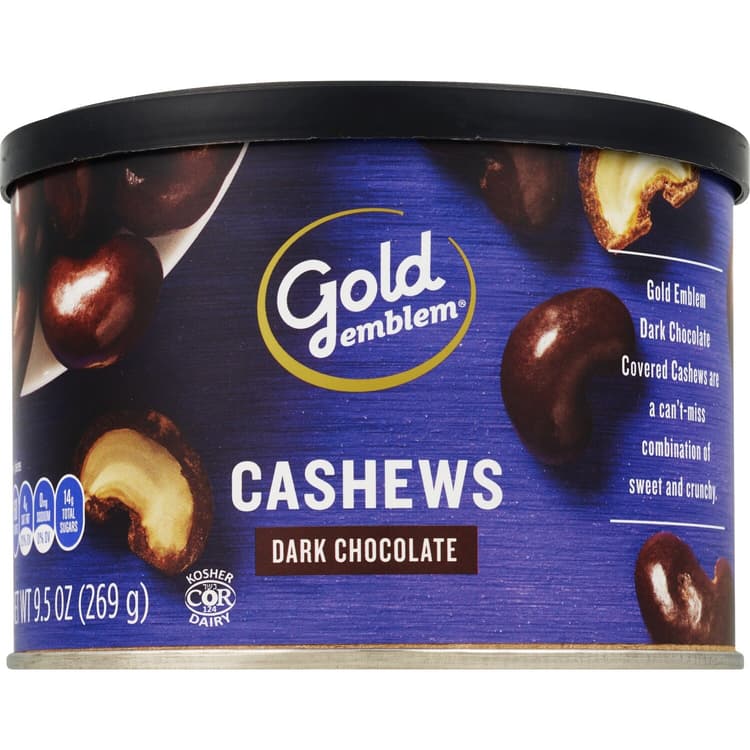 Gold Emblem Dark Chocolate Covered Cashews