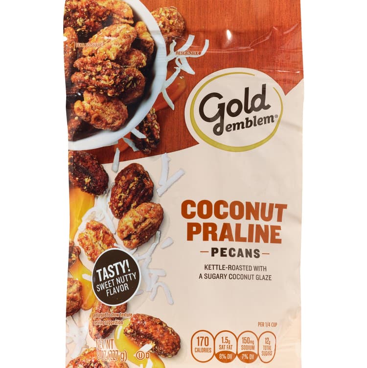 Gold Emblem Coconut Praline Pecans