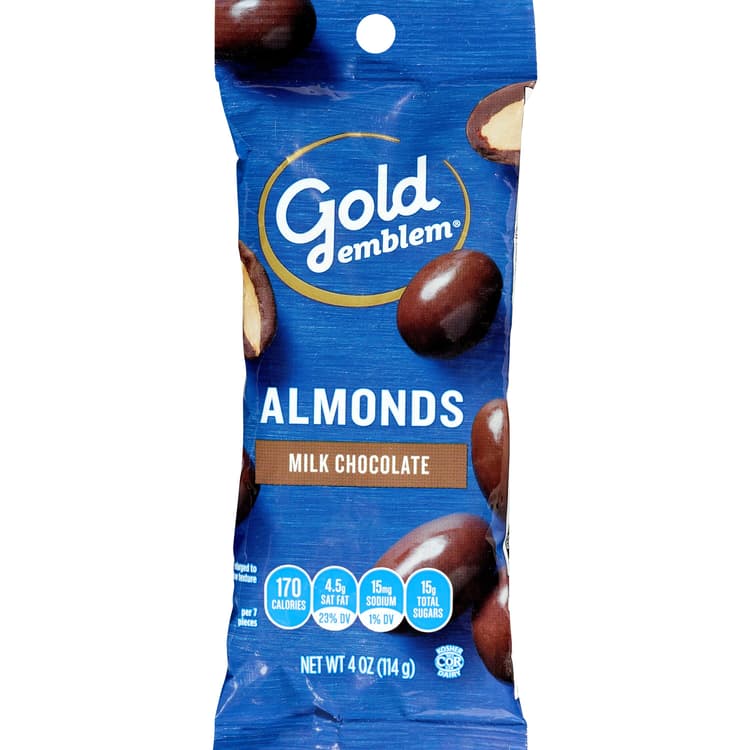 Gold Emblem Milk Chocolate Almonds