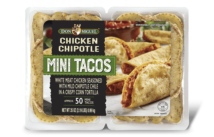 Don Miguel Chipotle Chicken Mini Tacos