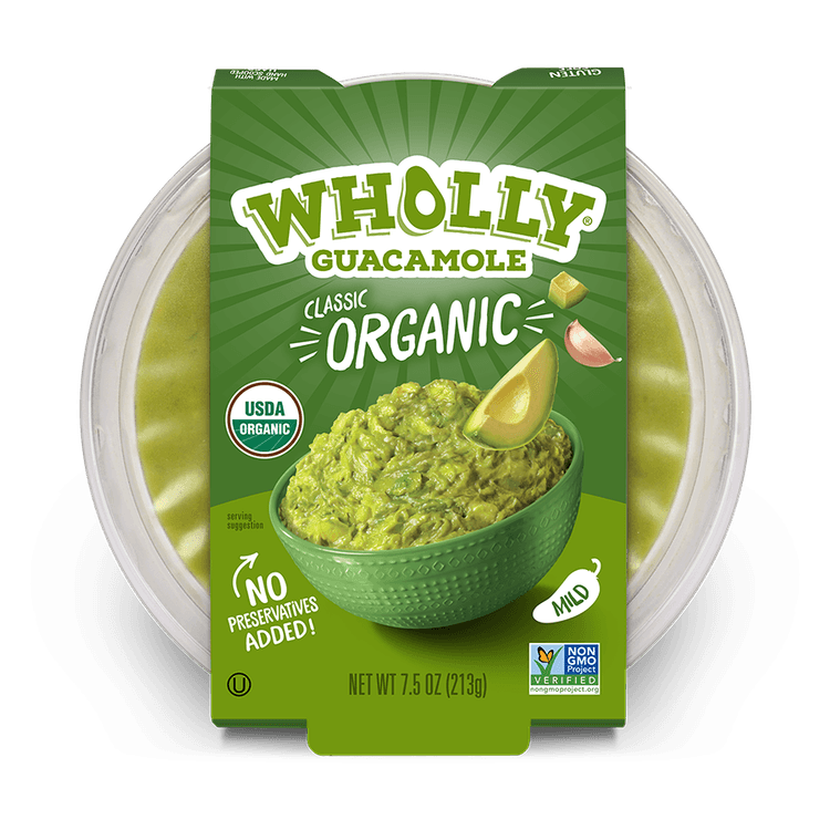 Wholly Guacamole Organic Classic Bowl