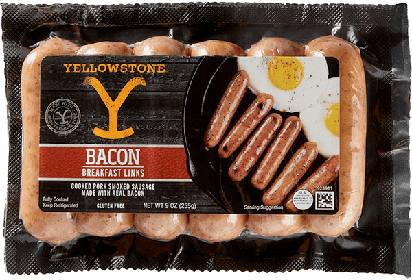 Yellowstone Bacon Breakfast Links