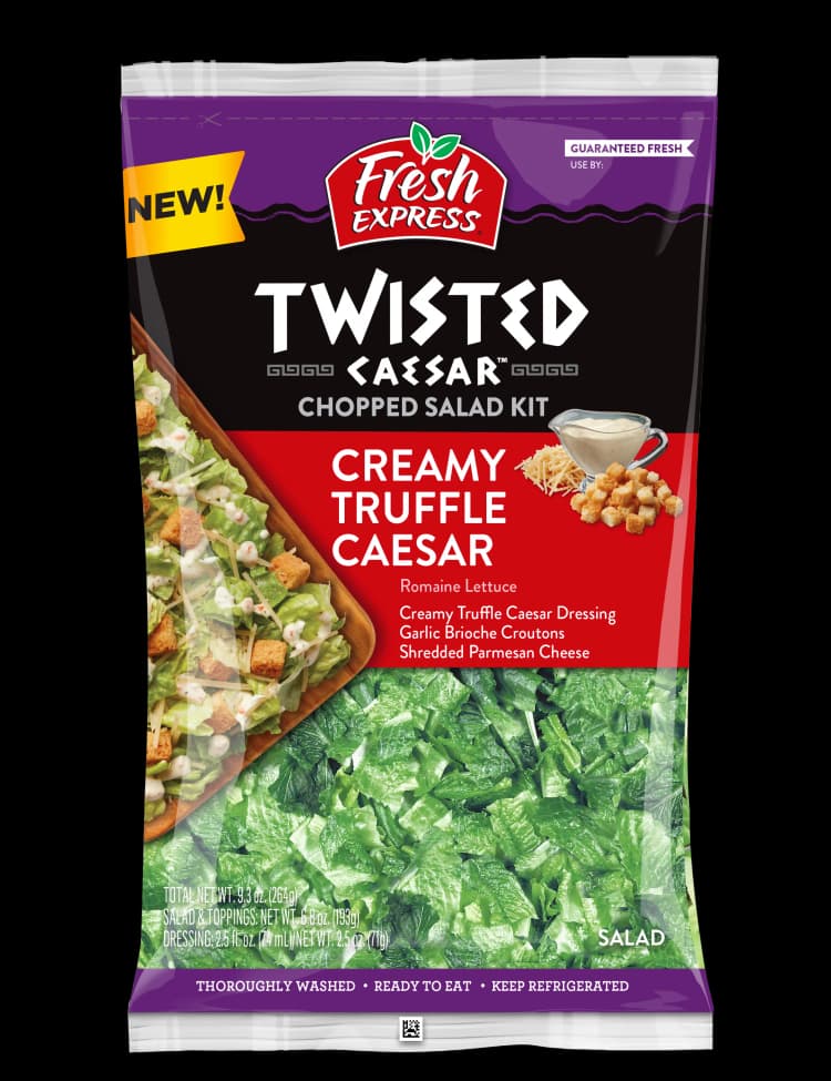 Fresh Express Twisted Creamy Truffle Caesar Chopped Salad Kit