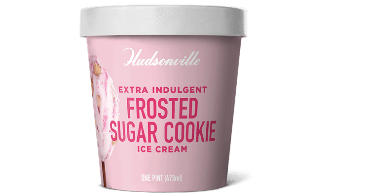 Hudsonville Extra Indulgent Frosted Sugar Cookie Ice Cream