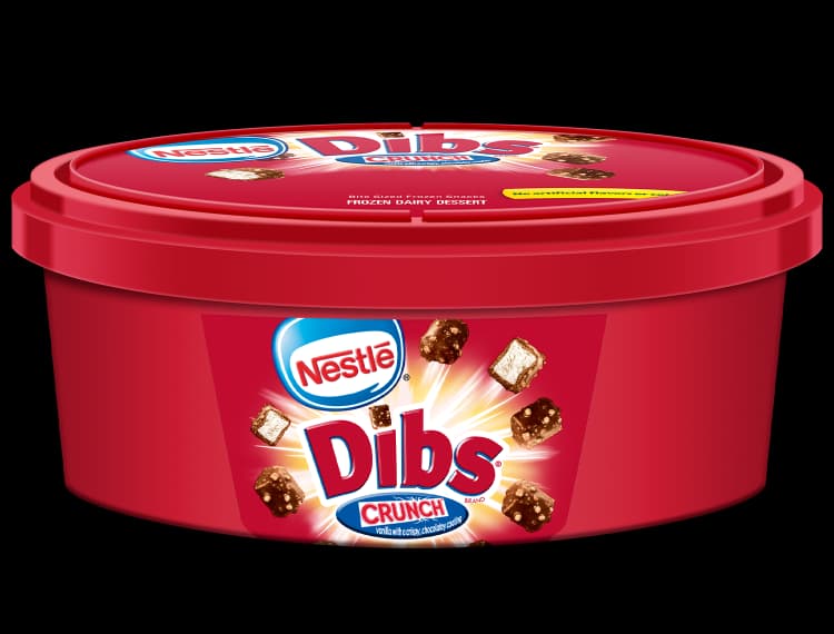 Dreyers Edys Dibs Dairy Dessert Crunch Vanilla With A Crispy Chocolaty Coating