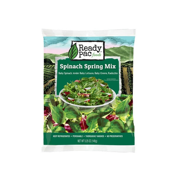 Ready Pac Spinach Spring Mix Salad Bag