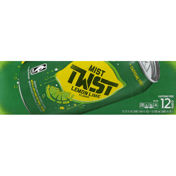Sierra Mist Diet Soda Twst Caffeine Free Lemon Lime