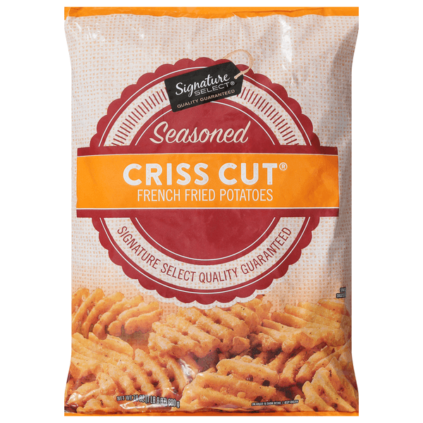 Signature Select Seasoned Criss Cut French Fried Potatoes