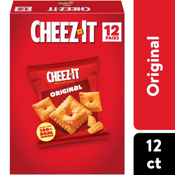 Cheez-It Baked Snack Original Cheese Crackers