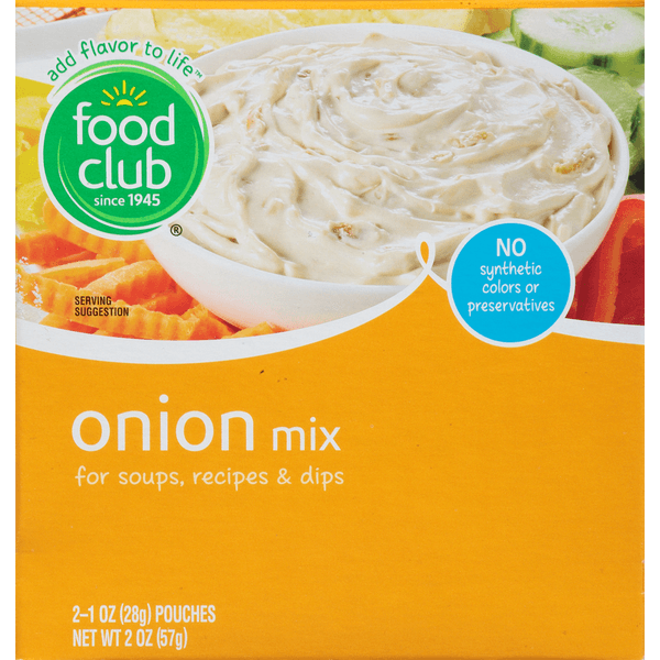 Food Club For Soups, Recipes & Dips Onion Mix