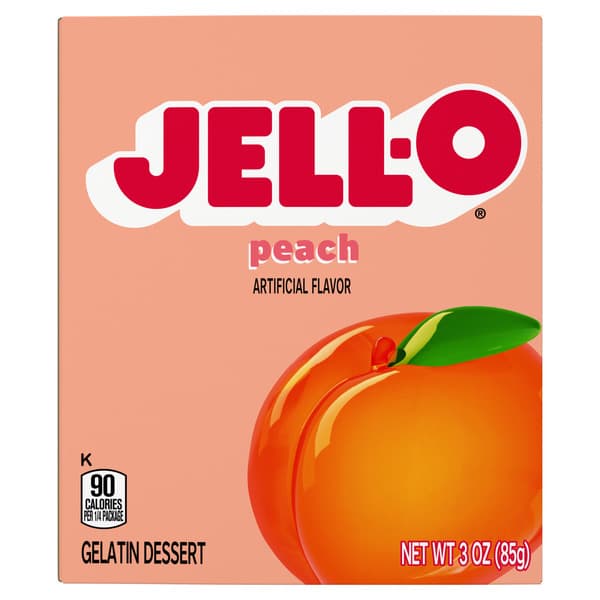Jell-O Peach Gelatin Dessert Mix