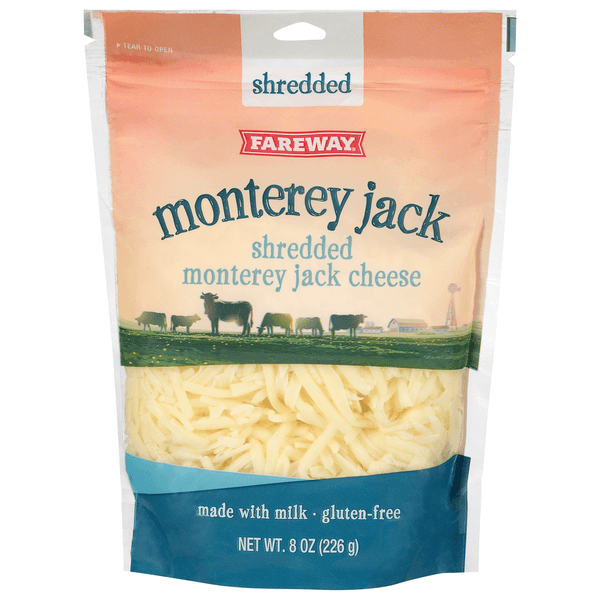 Fareway Shredded Monterey Jack Cheese