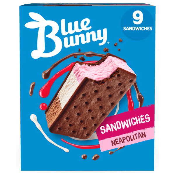 Blue Bunny Neapolitan Ice Cream Sandwiches