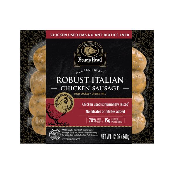 Boars Head Sausage Chicken Robust Italian