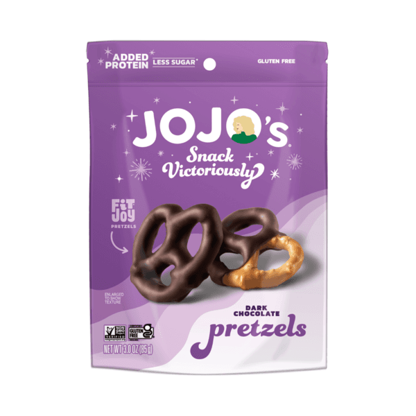Jojo'S Chocolate Gluten Free Dark Chocolate Covered Pretzels