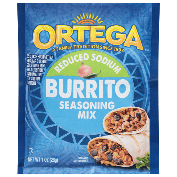 Ortega Reduced Sodium Burrito Seasoning Mix