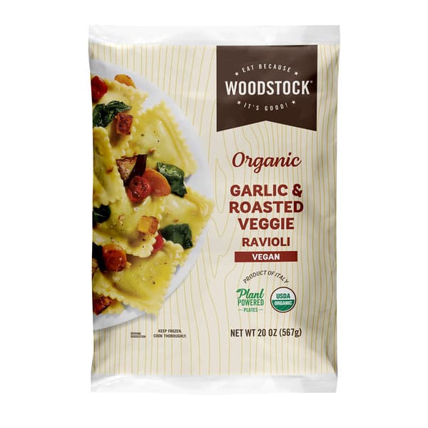 Woodstock Organic Garlic & Roasted Veggie Ravioli