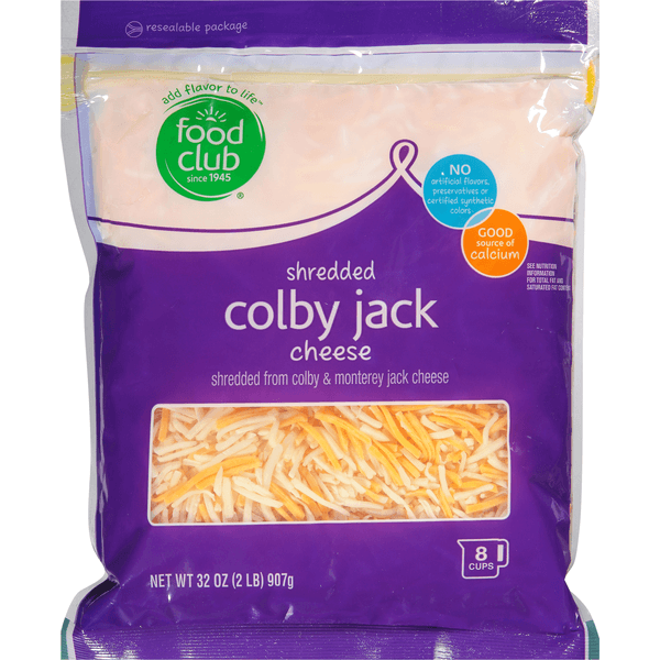 Food Club Shredded Colby Jack Cheese