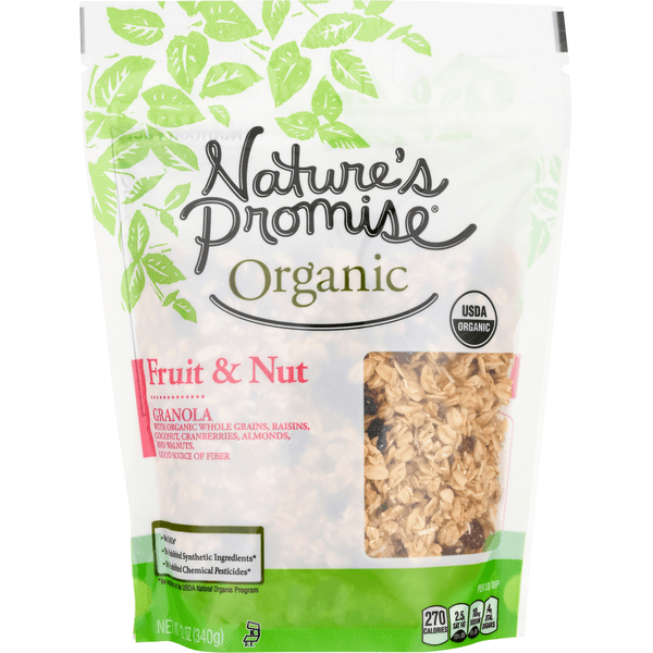 Nature'S Promise Organic Granola Fruit & Nut