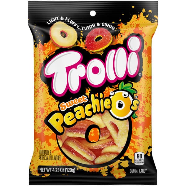 Trolli Gummi Candy - Peachie-o's