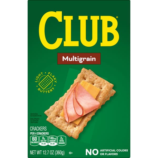 Is it Brazil Nut Free? Club Multi Grain Snack Crackers