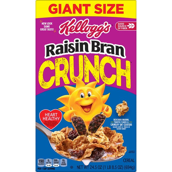 Kellogg'S Raisin Bran Crunch Giant Size Cereal