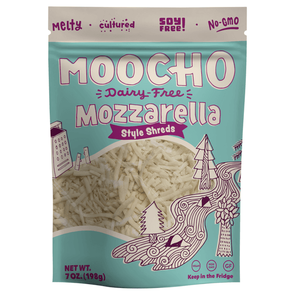Moocho Dairy Free Mozzarella Style Shreds