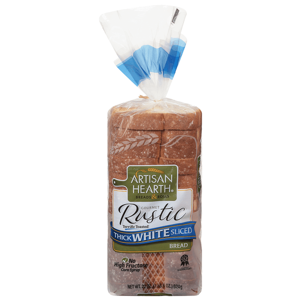 Artisan Hearth Rustic Thick Sliced Country White Bread