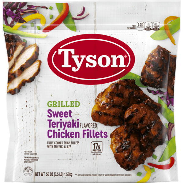 Tyson Grilled Sweet Teriyaki Chicken Fillets