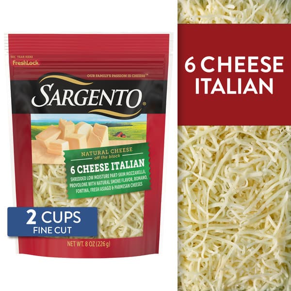 Sargento Classic 6 Cheese Italian Shreds