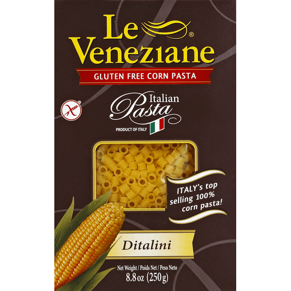 Le Veneziane Gluten Free Corn Pasta Ditalini
