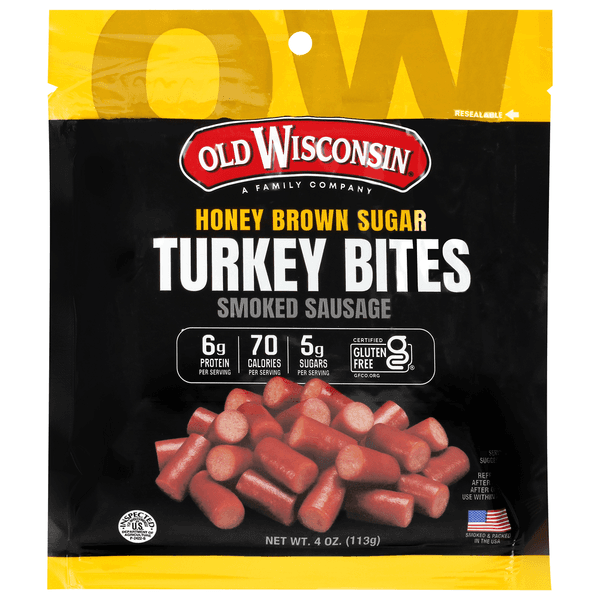 Old Wisconsin Turkey Bites, Honey Brown Sugar