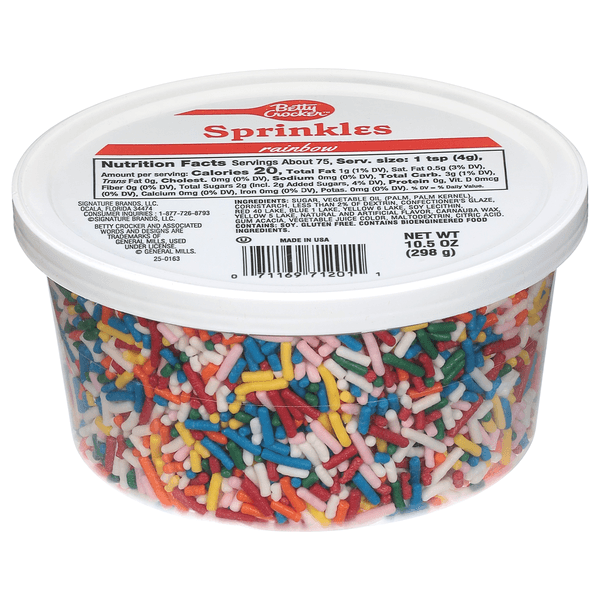 Is it Citric Acid Free? Betty Crocker Sweet Toppings Carousel Mix