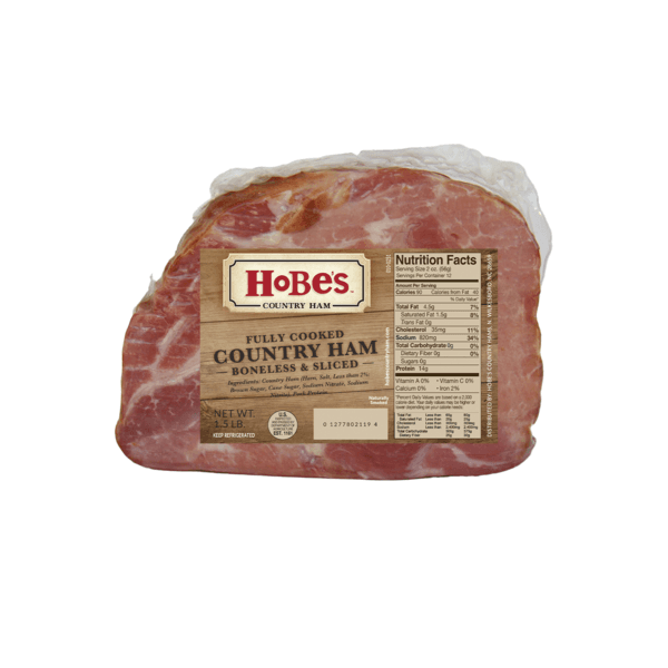 Hobe'S Country Ham Country Ham Boneless & Sliced