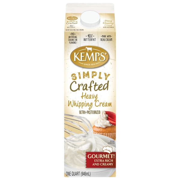 Kemps Heavy Whipping Cream, Simply Crafted