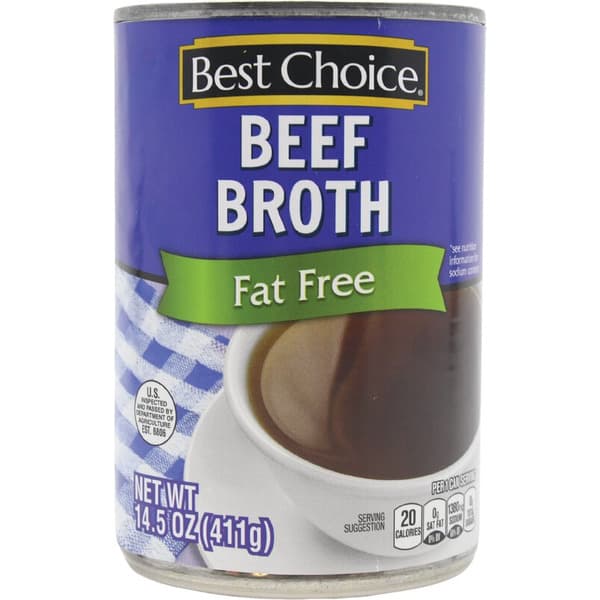 Best Choice Fat Free Beef Broth